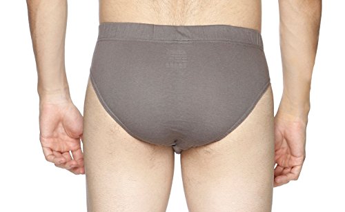 Image of Semantic Men's Solid Cotton Brief Underwear - Pack of 3