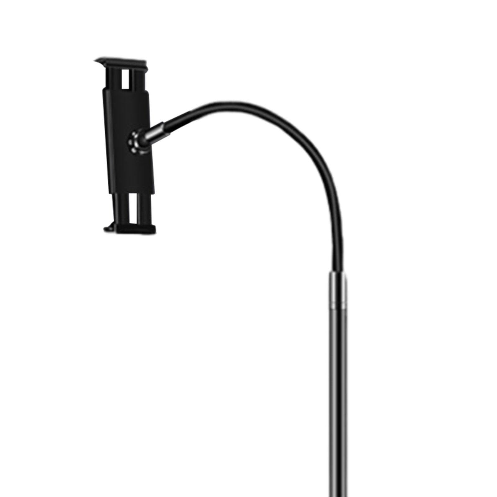 Soporte Multiusos para teléfono con Brazo Flexible Ajustable en Altura para grabación de vídeo y presentaciones en línea. Rotación de 360 Grados. Base Estable, 120 centímetros