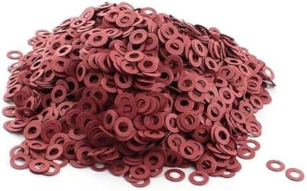 Uxcell Insulating Washer, 100Pcs 5mm X 10mm X 1mm White