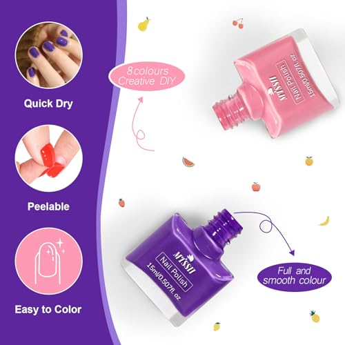 Set de 8 esmaltes para uñas MTSSII 15ML miniatura 5