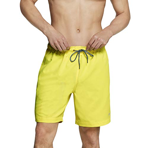 Speedo Men's Swim Trunk Mid Length Redondo Solid Safety Yellow