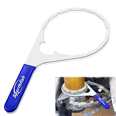 Sporthfish Colar/Vent Cap Fuel Filter Wrench Metal for 380134 382 Compatible with Detroit Diesel Truck Cummins Engines with 6 inch Inner Diameter