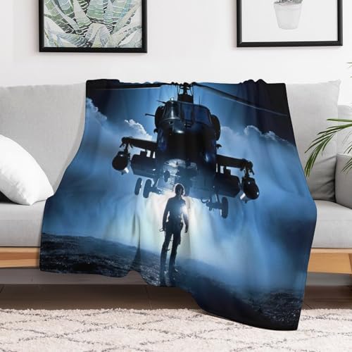 Manta de franela de helicóptero para sofá y cama 150x200 cm 3