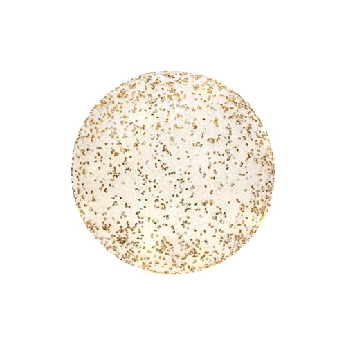 LED Deko Kugel aus Glas mit Draht-Lichterkette als Beleuchtung zum...