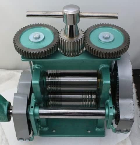 Manual Combination Jewelry Rolling Mill With Roll Size 123mm Jewelry Tool