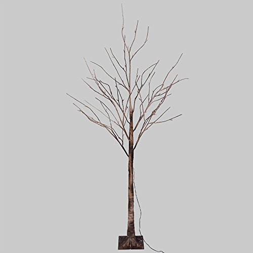 Lightshare 6Ft 72 Led Natural Birch Tree, 6 Ft, Wild Brown, 6 Ft #TOP4