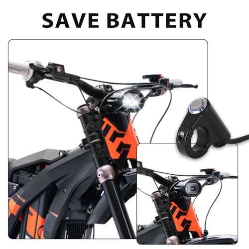 Image of Headlight Switch On /Off for Sur Ron Surron Light Bee X E-Ride Pro SS SR S 72V 48V Rawrr Mantis X Talaria Sting MX3 X260 X160 Mini Electric Dirt Bike Plug and Play