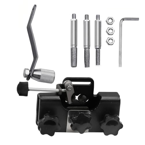 Kit d'affûtage de tronçonneuse Jigs Kits d'affûtage rapide portable Outil manuel d'affûtage de chaîne Fixation pour jardin à chaîne