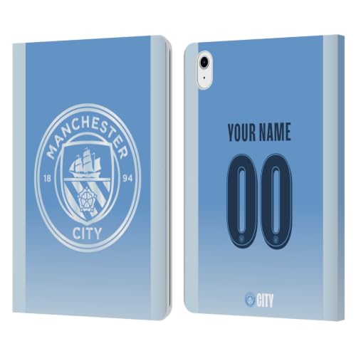 Coque Portefeuille iPad Air 11 en Cuir Manchester City Édition Maillot Domicile