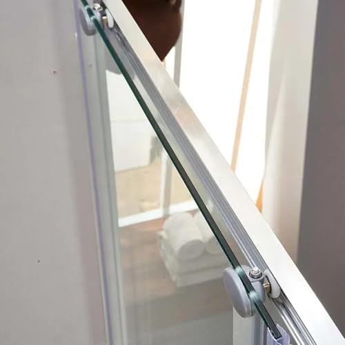 YUANQIAN Rollen für Duschtüren, Edelstahl, Durchmesser 23mm, 4 Stück (23mm-4pcs)