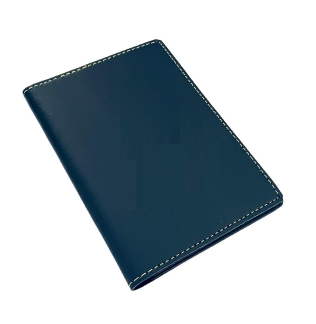 morel Passport Cover in Leather Holder, Card for Travel Organizer Gift for Men and Women, Passport Holder. (PASSPOT-Cover-Navy Blue)-picture-10