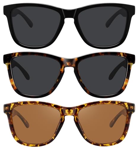 3Pack Retro Polarized Sunglasses for Women Men2