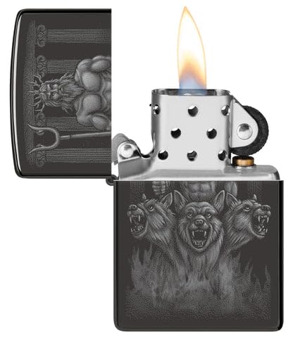 Encendedor Zippo con grabado personalizado diseño Greek Dogs miniatura 6