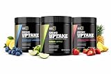 Elite Gold Amino Uptake, Variety Pack- Strawberry Pineapple, Green Apple, & Blueberry Lemonade + Free Shaker-Amino Acid Supplement, Increase Energy, & Support Muscle Recovery