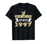Photo Gallery rockin since 1997 classic rock 24° compleanno maglietta Photo Gallery rockin since 1997 classic rock 24° compleanno maglietta
