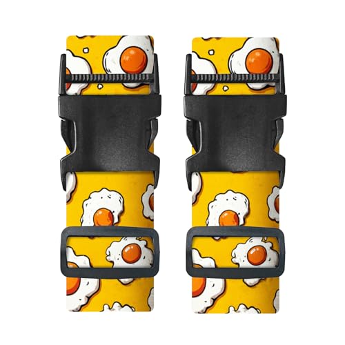 Image of Nuxovilar Luggage Straps Set for Suitcase 1.96x90.5in Polyester