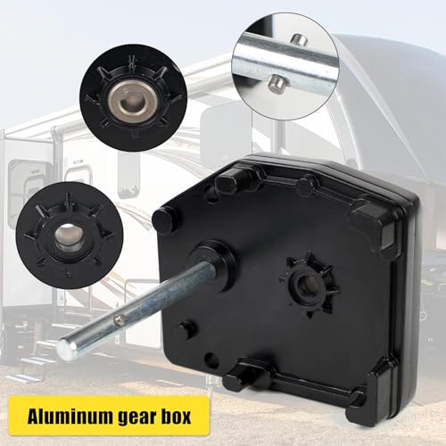 Dexonu Fifth Wheel Landing Jack Gear Box Replace 276602 179015 Compatible with RV Lippert Venture Atwood Pac-Rim Stromberg-Carlson Landing Gear Systems Gearbox - Thumbnail 2