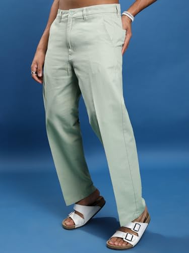 Image of Highlander Men's Ankle-Length Straight Fit Trousers | Modern Style & Comfort | Perfect for Casual & Formal Wear | Trouser for Men | Men Trousers | Trousers for Man | Pants for Man