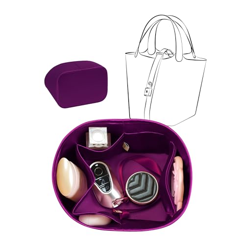 Image of Fits for Picotin Bag Insert Organizer For Hermes(18,DarkMagenta)