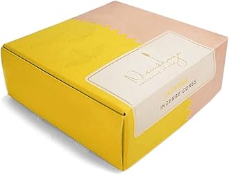 Nirmalaya 100% Natural Jasmine Incense Cones (Dhoop) | Incense Cones (40 Units) | Dhoop Cones for Pooja | Incense Cones for Fragrance (Jasmine)