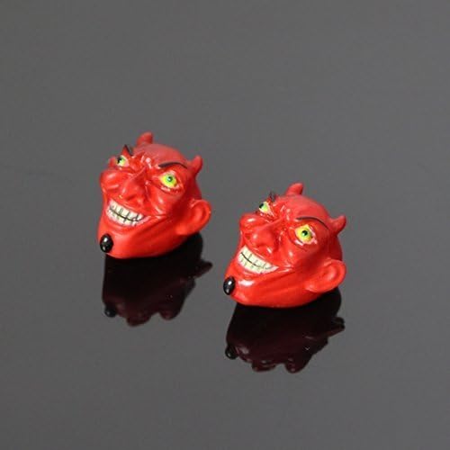 Two air valve cap set Red Devil Monkey Ape Ducks Shary Zoomer Jade CB400SF Guromu jog audio SR400 ...