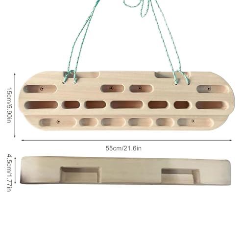Suspensions et renforcement avec la planche d'escalade portable en bois - 5