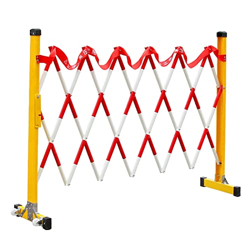 Barrière de sécurité extensible jaune | Garde-corps mobile FRP - 6