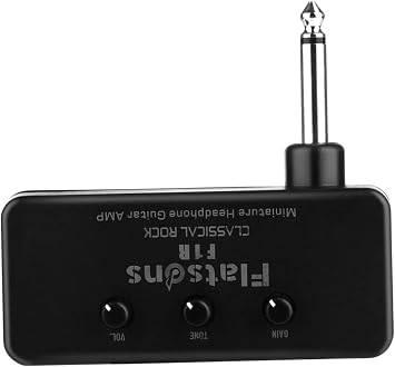 Miniature Headphone Guitar Amplifier Set Bass Guitar Headphone Amplifier Lightweight Portable Mini Guitar Amplifier Music Practice Bag Storage