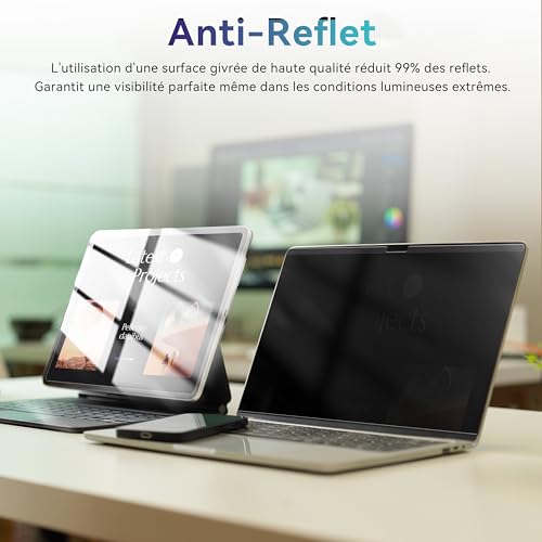 Filtre de Confidentialité MacBook Protégez Votre Écran des Regards Indiscrets 13 Pouces - 6