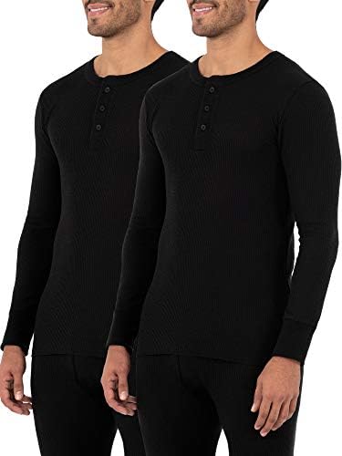 Classic Midweight Waffle Thermal Henley 