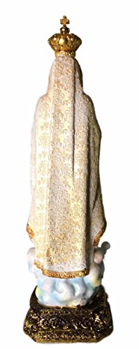 Estatua Virgen Santa Fatima 12 pulgadas miniatura 2