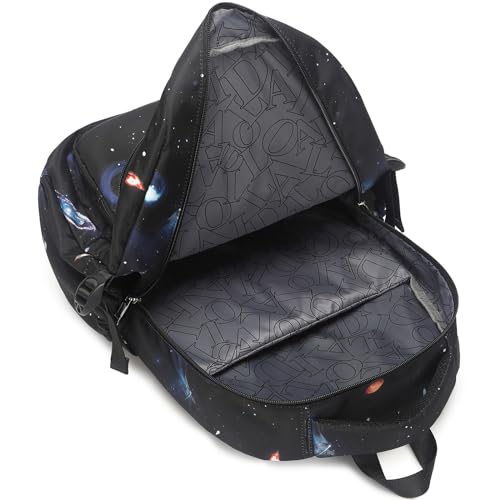 Sugaroom 3pcs Galaxy Backpack for Boys with Lunch Box Kids School Bags Lightweight Bookbags Teens Boys Backpacks for Elementary Middle School3