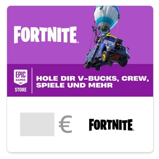 Epic Games Gutschein - €10 per E-Mail