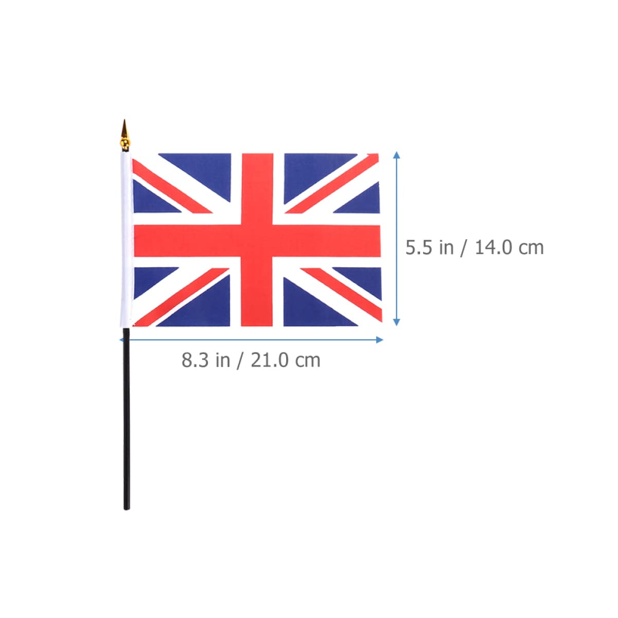 POPETPOP 3 Juegos Mano Ondeando La Union Jack De Cacerola Banderín Union Jack Union Jack Flag Deportivas Pequeñas Del Unido Union Jack 50 Uds * 3