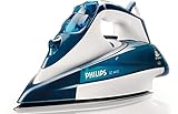Philips GC4410/02 Dampfbgeleisen (2400 W, SteamGlide-Bgelsohle) wei/blau