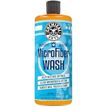 Chemical Guys Microfiber Wash Detergent Concentrated Cleaner for Towels and Pads, Removes Wax and Polish Residue, Restores Absorbency and Softness, 32 fl oz