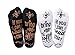 Funny Bring Me Coffee Socks - Novelty Coffee Gifts For Men and Women - Black and White