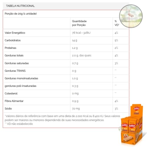 Caixa Fechada C/8 Display Barra Cereal Kobber Classic 240g Amendoim