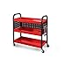 WEI-LUONG Mobile Regal Auto/Reparatur-Werkzeug Rack-Reparatur-Werkzeug-Multifunktionsteile Korb 3 Schicht-Shelf (Größe: 70 * 35 * 80cm) Karren