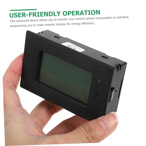 Compteur de tension numérique LCD de consommation électrique pour usage domestique