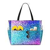 Design accrocheur : ce charmant sac de plage élégant attirera les regards envieux des autres, c'est un sac fourre-tout résistant à l'usure.