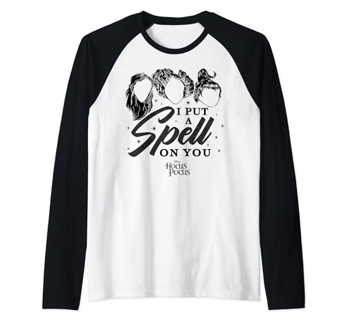 T-shirt Disney Hocus Pocus manches raglan baseball vêtement Halloween original