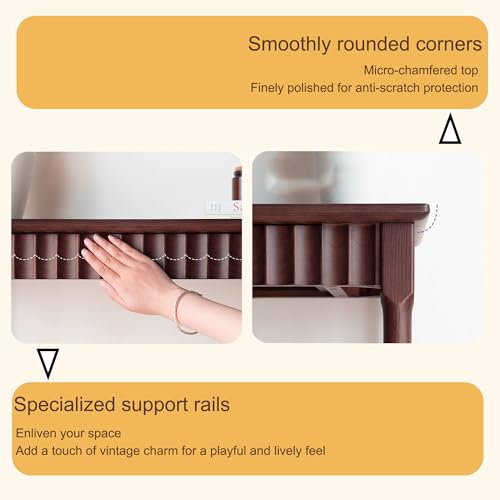 Mesa de sofá estrecha para sala de estar y pasillos estrechos 6