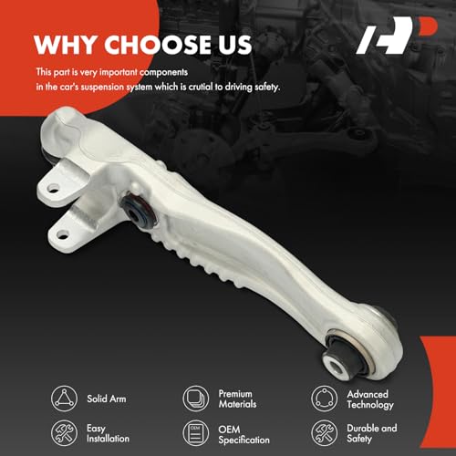 A-Premium Front Right Rearward Lower Control Arm with Ball Joint & Bushing, Compatible with Land Rover Range Rover Velar 2018-2022 & Jaguar F-Pace 2017-2022 by A-Premium - Used condition - Image 5