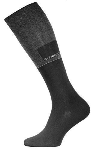 VCA 3 of 6 paar comfortabele kniekousen voor heren, katoen met elastaan, zonder elastische band - Afbeelding 6