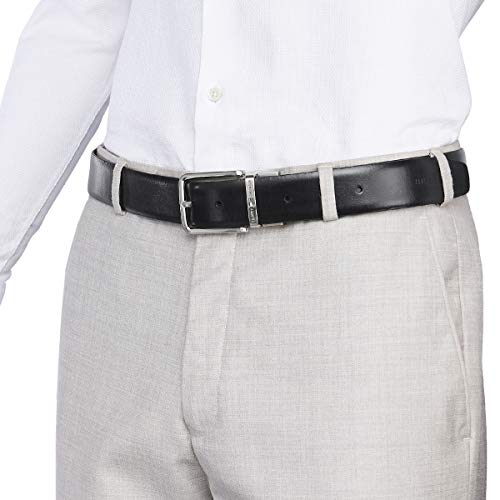 Tommy Hilfiger Mens Leather Buckle Closure Formal Belt - Image 6