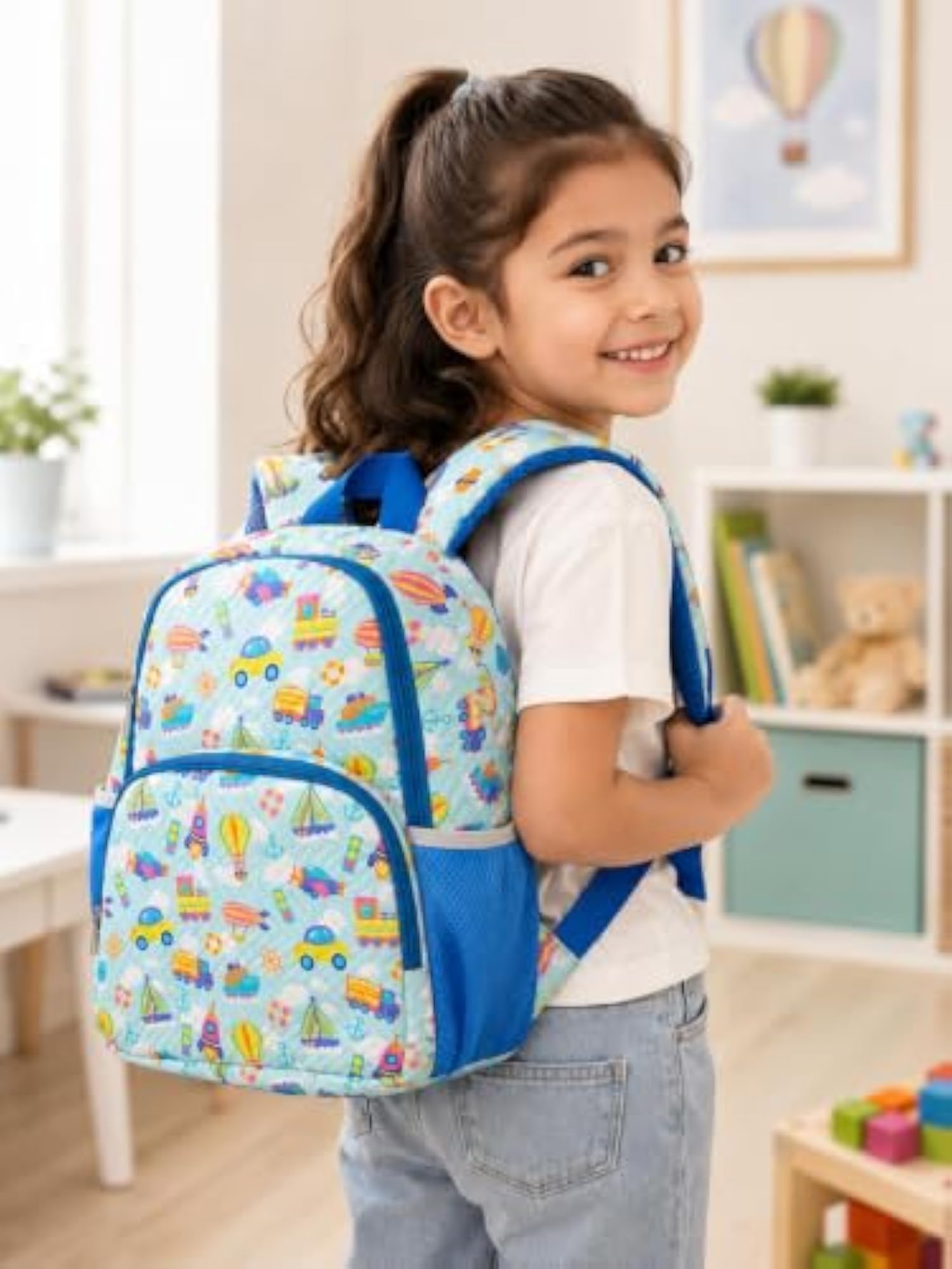 Kids' Playful Print Backpack for School and Day Trips