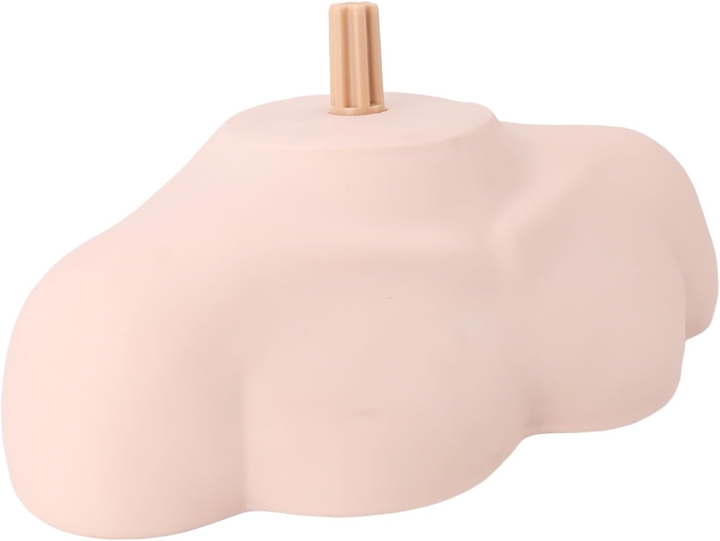 Mannequin Head Shoulder Stand Stable Structure Premium Material Effect for Beauty Professionals and Students PVC Soft Glue