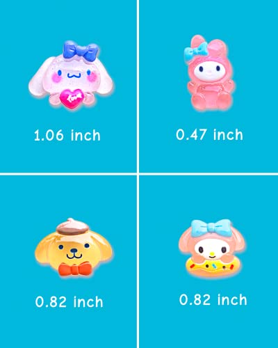 30,45Pcs Resin Shoe Decoration Charms for Clogs Sandals, Bling Shoe Accessories Charms for Women3