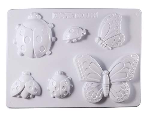 Preisvergleich Produktbild Gießform Marienkäfer-Schmetterling